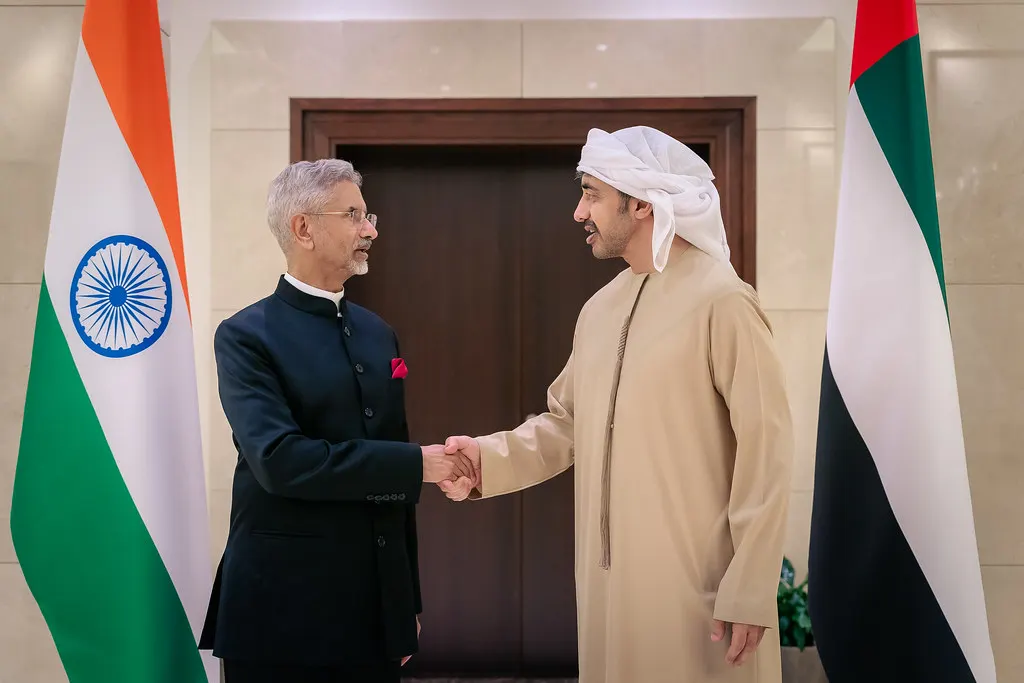 Jaishankar and Abdullah bin Zayed meeting, January 2025